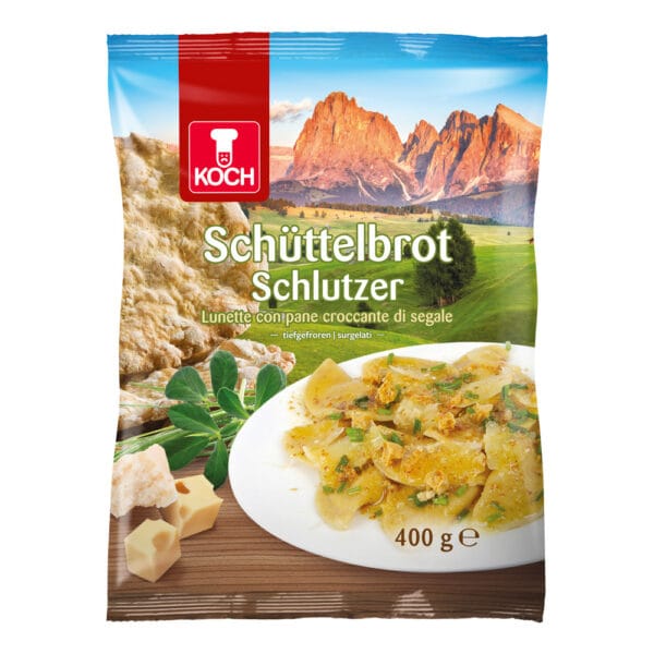 Schüttelbrot lunette con pane croccante di segale