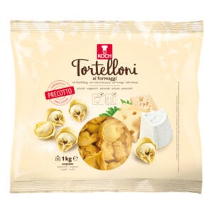 Tortelloni con ricotta e spinaci precotti