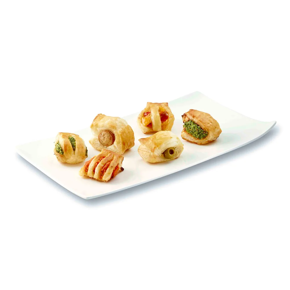 salatini Sfoglie ripiene assortite e gustose